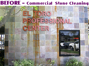 Stone Pressure Washing - Before