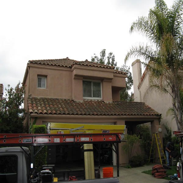 Roof Cleaning Before