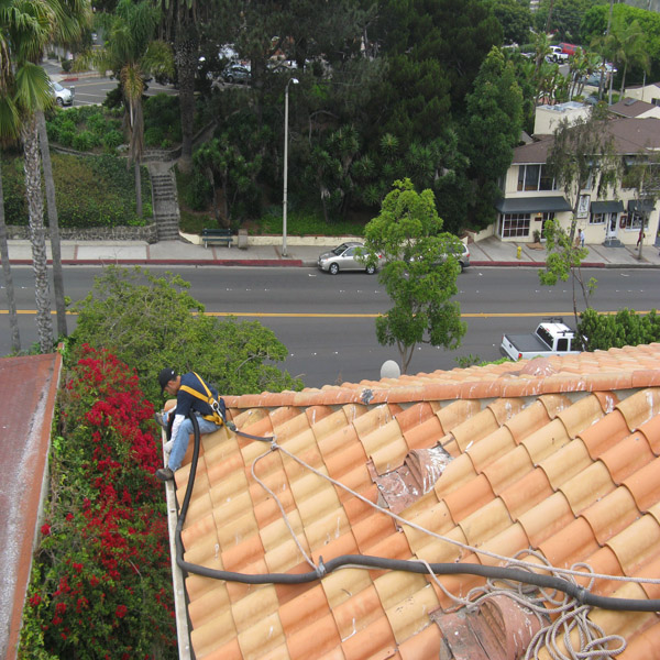Rain Gutter Cleaning Commercial Property