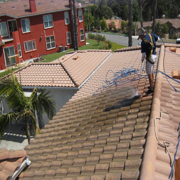 Roof Cleaning Before & After Chino Hills