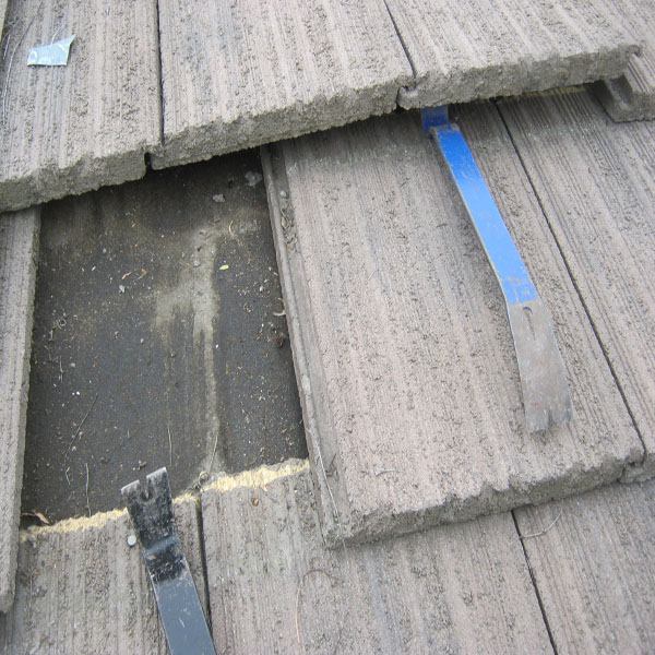 Slate tile roof repair and replacement project
